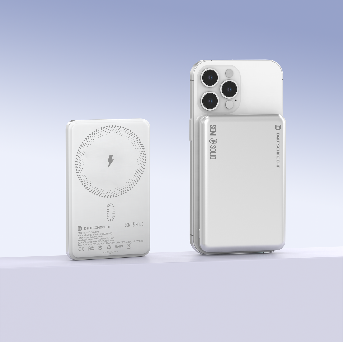 (New) 5000mAh Semi-Solid Ultra Safe Power Bank