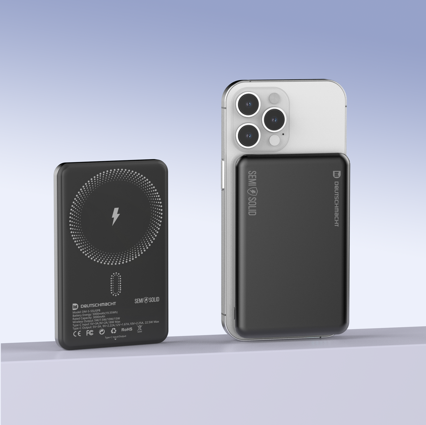 (New) 5000mAh Semi-Solid Ultra Safe Power Bank